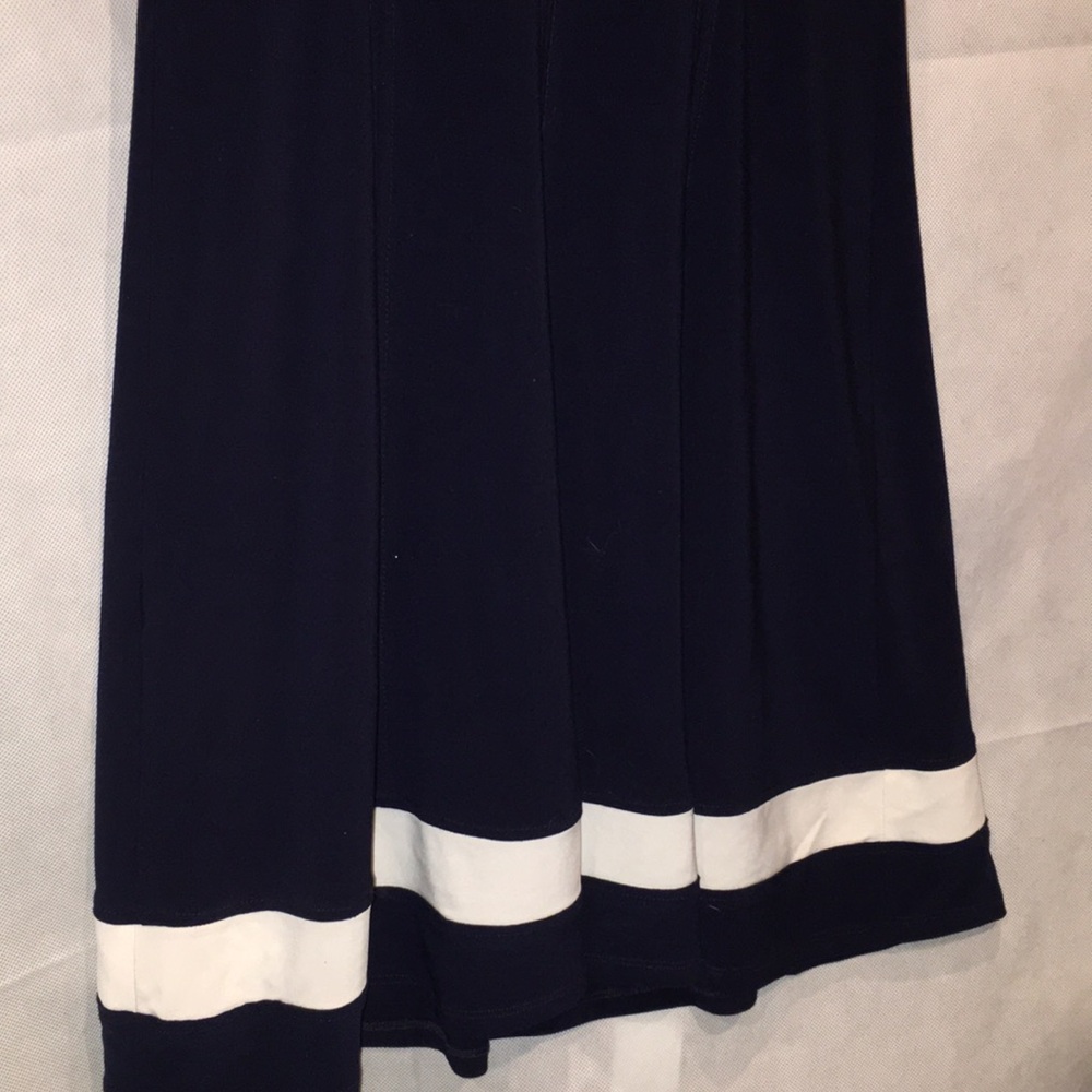 Joseph Ribkoff Bol or lock Black And White Sleeveless A-Line Dress | 6 - Picture 7 of 7